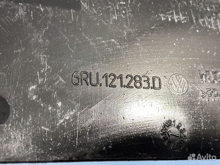 Воздуховод радиатора Volkswagen Polo Sedan 2011-20