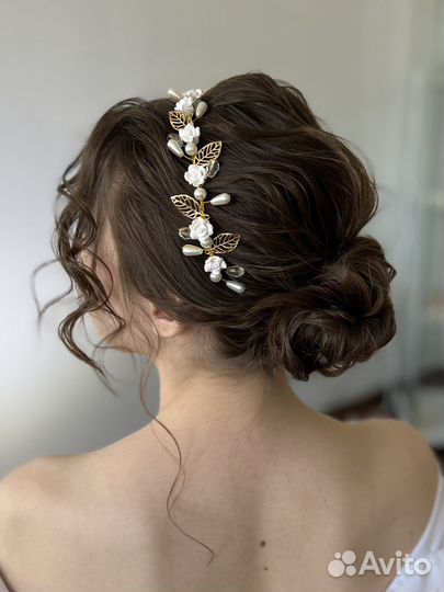 Свадебный макияж и причёска