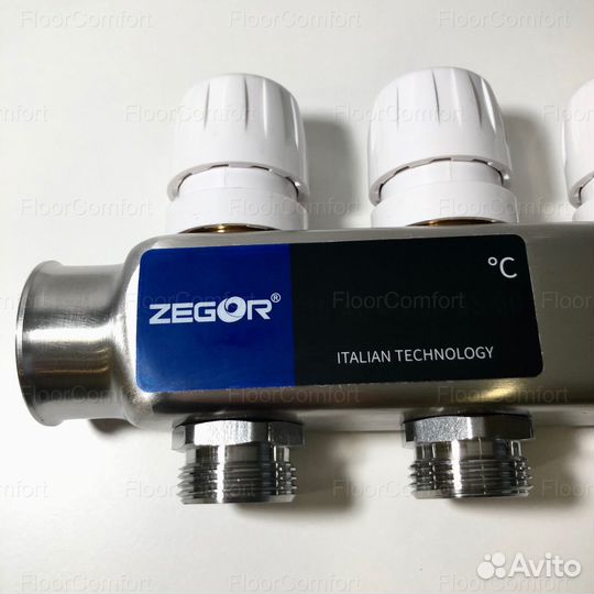 Коллектор для теплого пола на 4 выхода