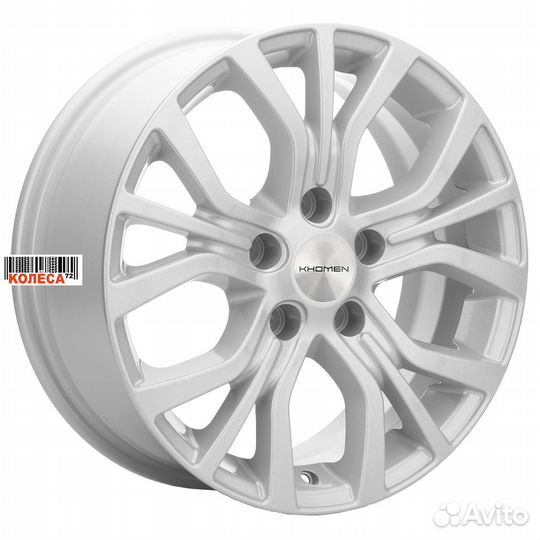 Khomen Wheels KHW1608 6.5x16 5x114,3 ET45 Dia67.1 F-Silver