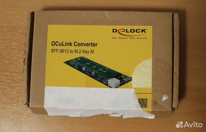 Адаптер Delock OCuLink SFF-8612 to M.2 Key M