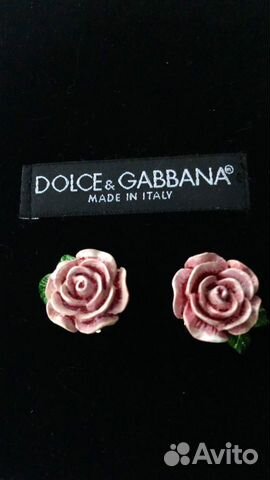 Dolce gabbana клипсы оригинал Италия объявление продам
