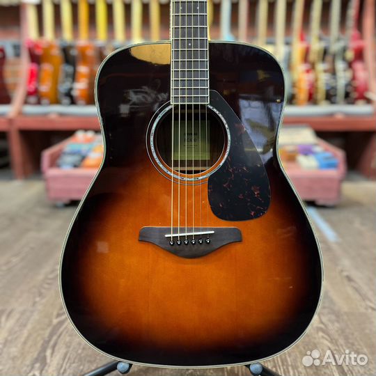 Акустическая гитара Yamaha FG830 Tobacco Brown Sun