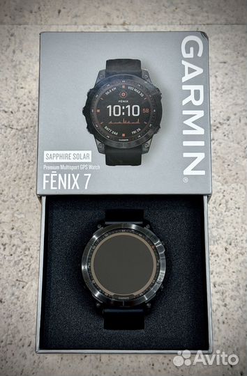 Garmin fenix 7 sapphire solar titanium black