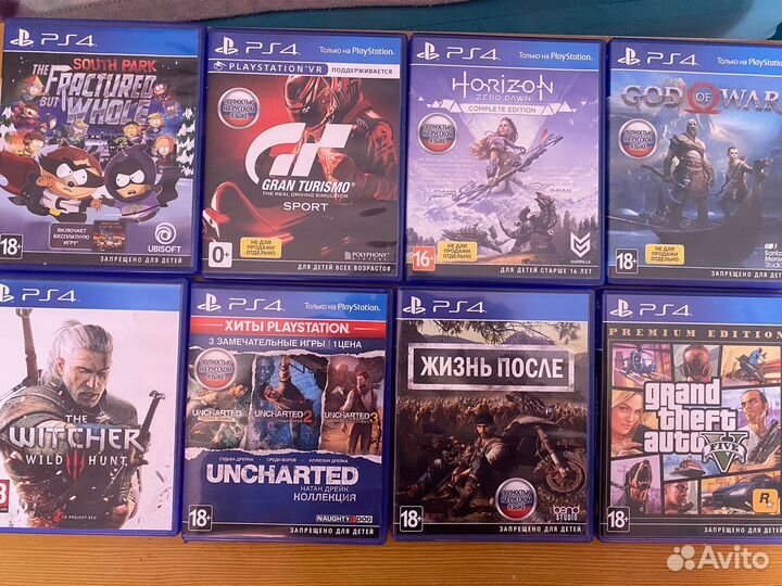 Игры на sony Playstation ps4