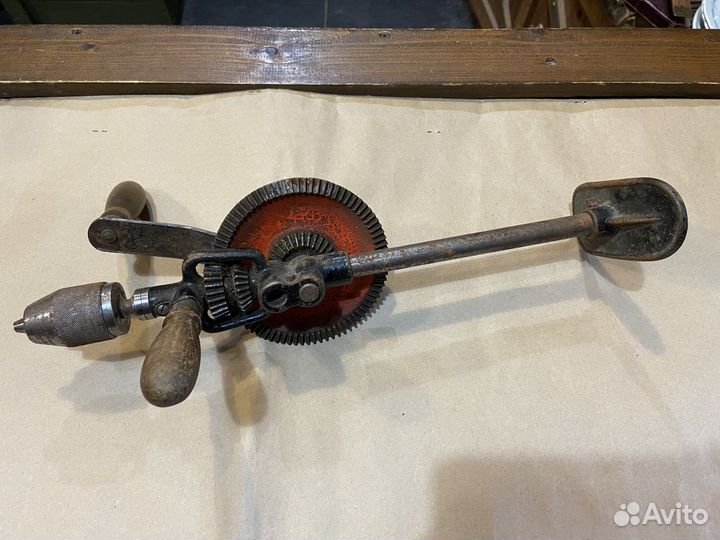 Антикварная дрель, США, 1920е года