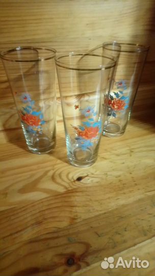 Вазы, рюмки, стаканы стекло, хрусталь