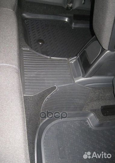 Коврики салона Volkswagen Polo черный полиурета