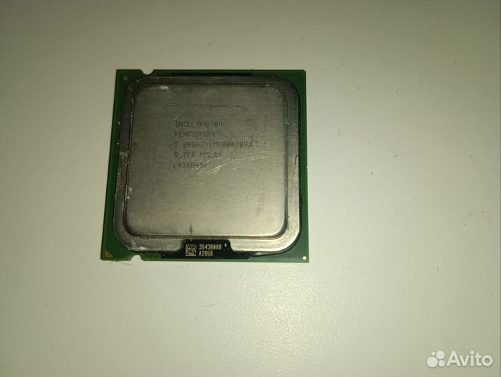 Процессор intel pentium 4 2.80GHZ/LM/800/04A SL7PL