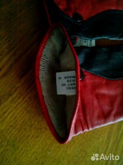 Перчатки, натуральная кожа