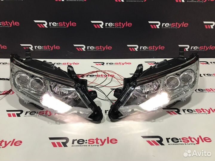 Фары Toyota Camry 55 14-17 2 линзы