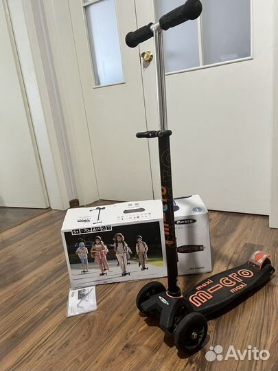 Самокат maxi micro deluxe black