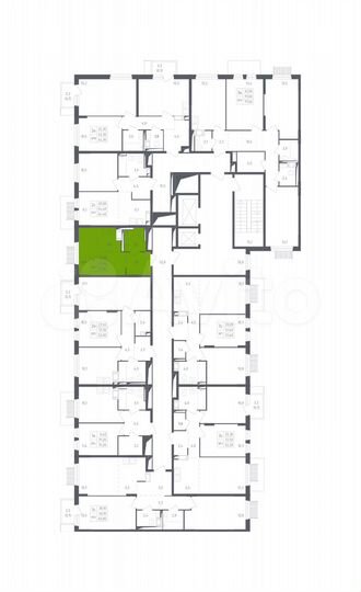 Квартира-студия, 21,9 м², 10/10 эт.