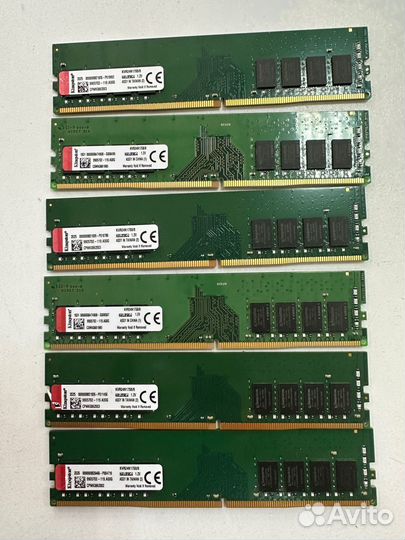 Память бу DDR4 8 gb 2400 Kingston KVR24N17S8/8