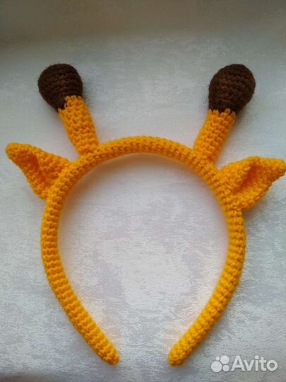 Лягушка, единорог, жираф ободок для волос