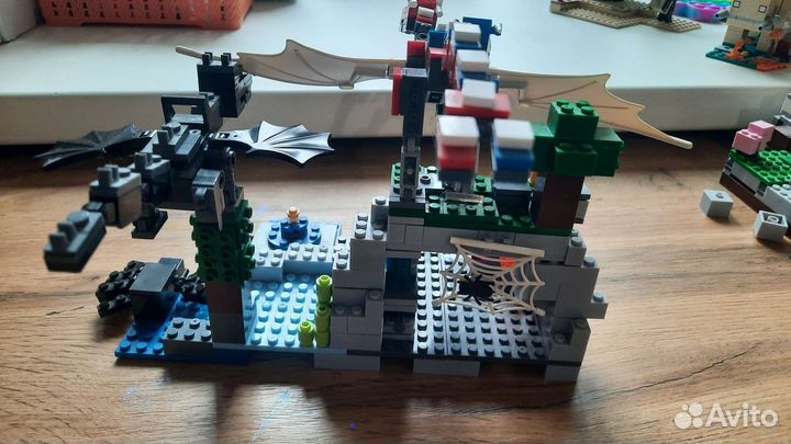 Lego майнкрафт драконы