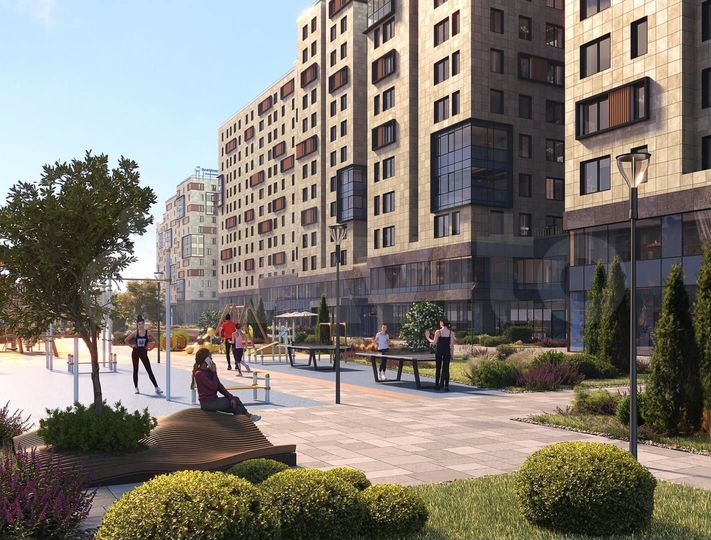 Апартаменты-студия, 22,2 м², 3/13 эт.