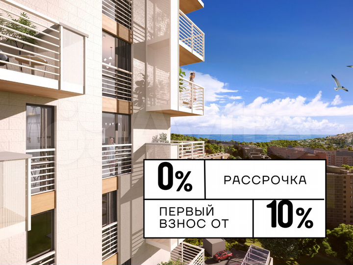 1-к. квартира, 54,4 м², 13/16 эт.
