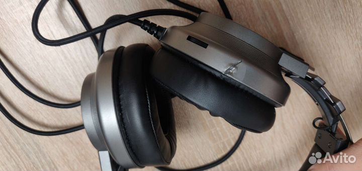 Наушники с микрофоном A4 Bloody J527 серый