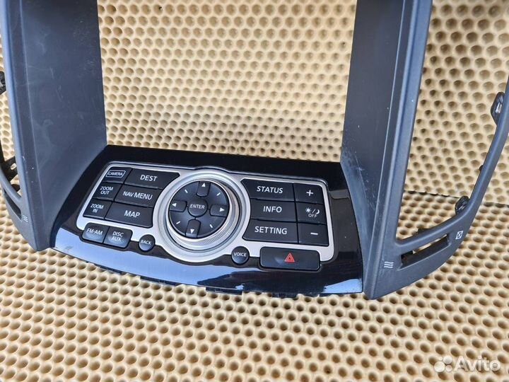 Панель управления магнитолой Infiniti Fx35 Fx37