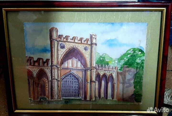 Картины,акварель.Кенигсберг