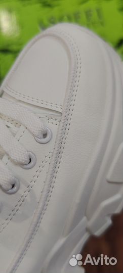 Кросовки женские белые высокие весна