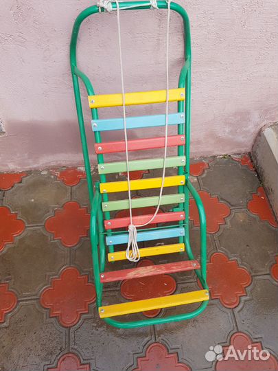 Детские санки коляска