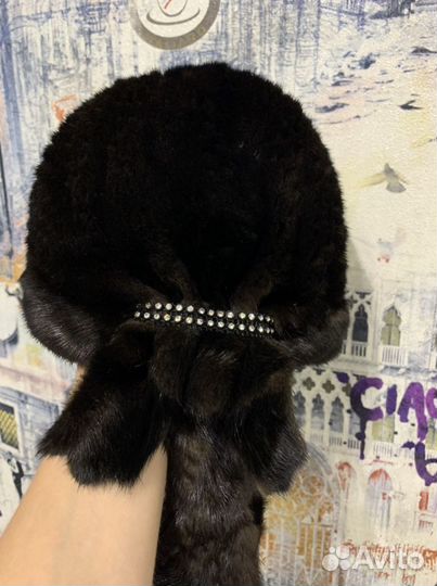 Берет норковый