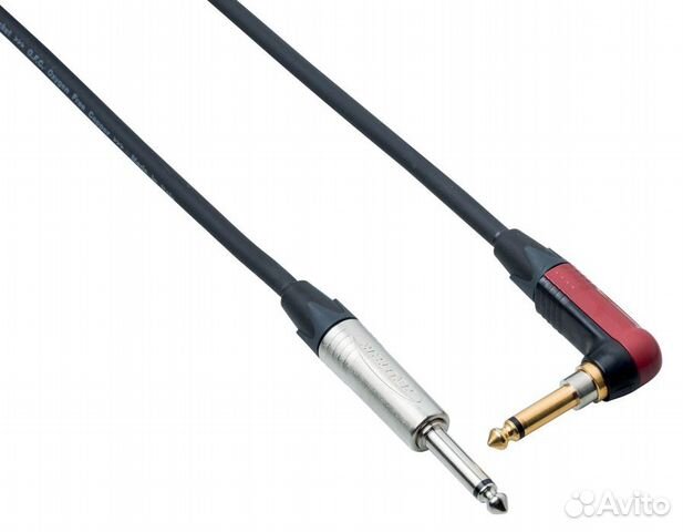 Кабель гитарный Bespeco NCP600SL 6 m (прямой/угловой)