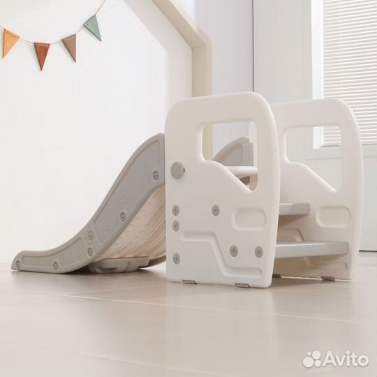Детская горка + подставка для ног (2 в 1) unix Kid
