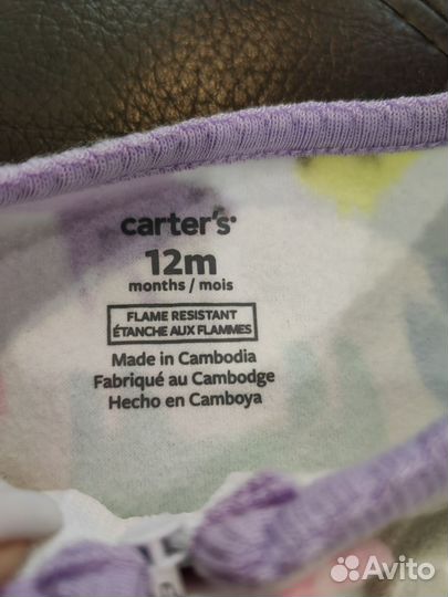 Комбинезон carters флисовый