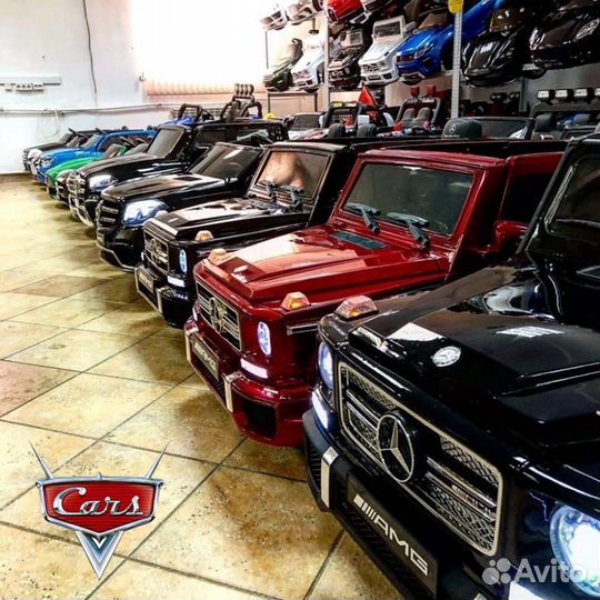 Детский электромобиль двухместный