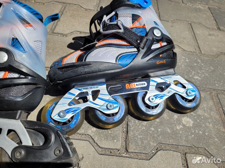 Детские раздвижные ролики 36-41