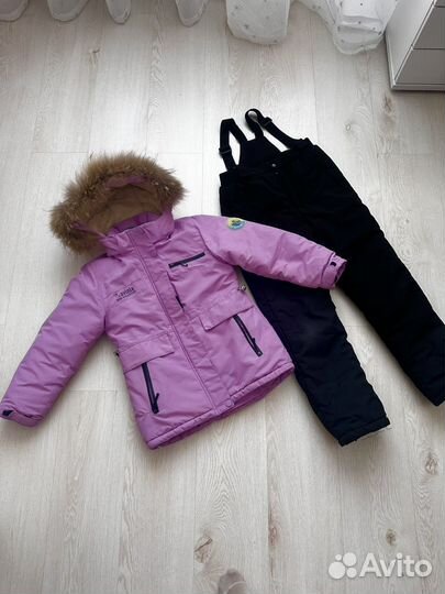 Костюм зимний 134 размер на девочку