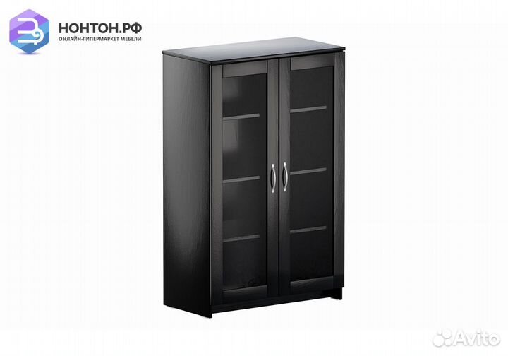 Шкаф-витрина Сириус дуб венге