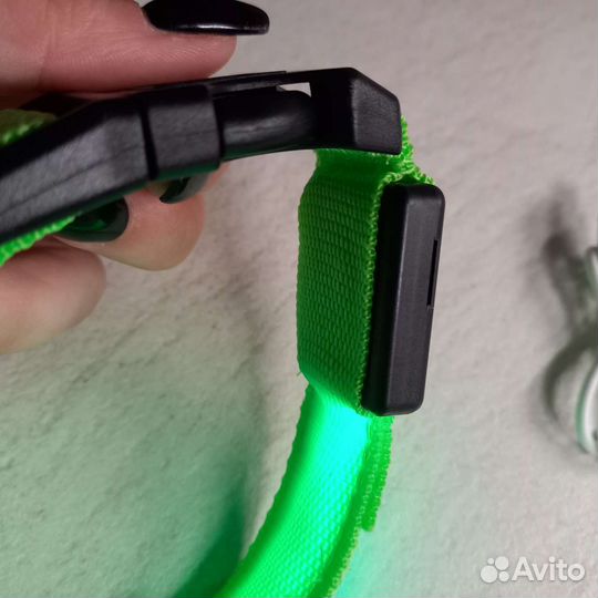 Светящийся ошейник для собак