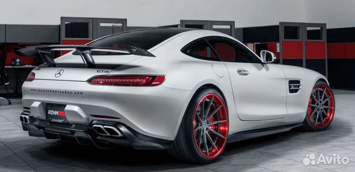 Двухсоставные кованые диски на Mercedes AMG GTS