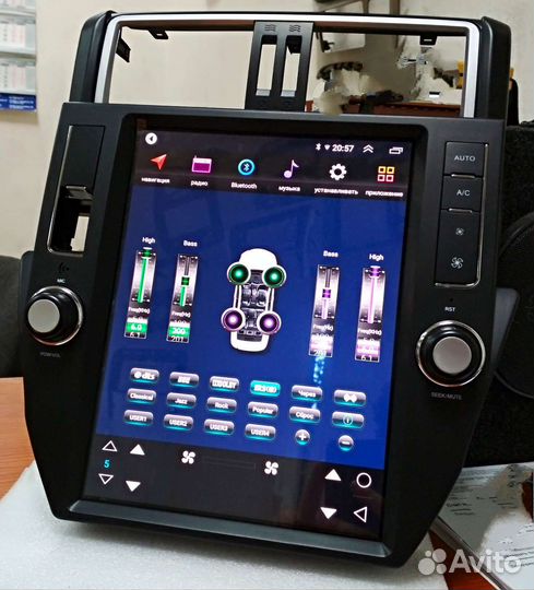 Toyota Prado 150 магнитола Android Tesla новая