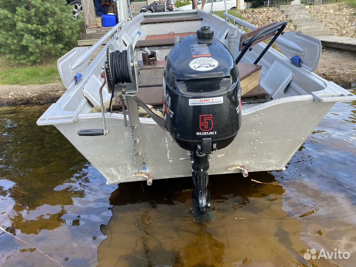 Казанка 6м и мотор Suzuki 4T 5