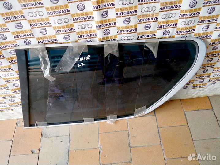 Стекло кузовное глухое правое тонированное Вольво