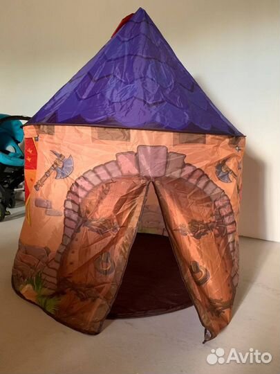 Детский игровой шатер-замок + домик груша