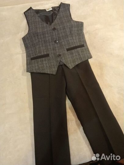 Брюки, жилет 4-6 лет