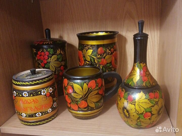 Посуда хохлома СССР