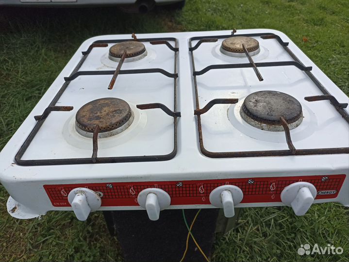 Настольная газовая плита 4 конфорки бу