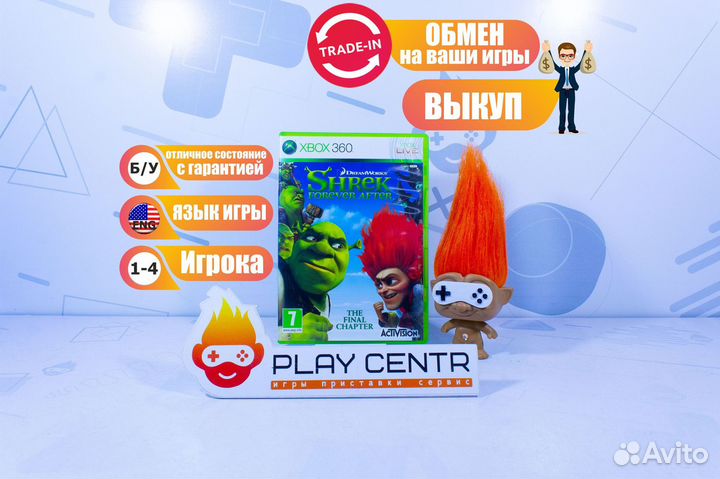 Xbox 360 Shrek Forever After б/у с гарантией