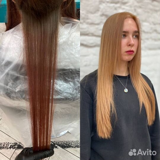 Выход из черного темного смывка окрашивание