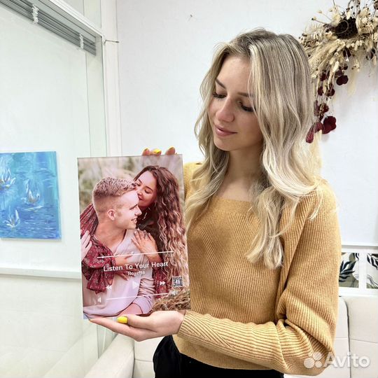 Витраж с фото / Подарок