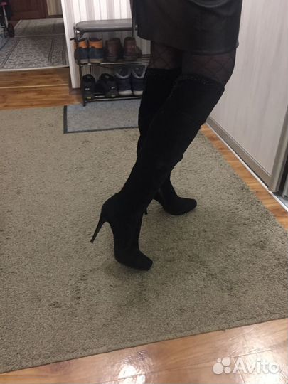 Сапоги ботфорты новые