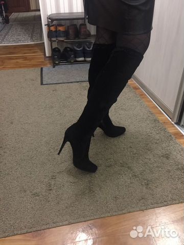 Сапоги ботфорты новые