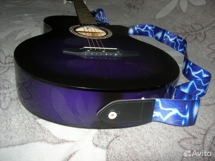 Гитара Cowboy 3810C / новые струны / ремень
